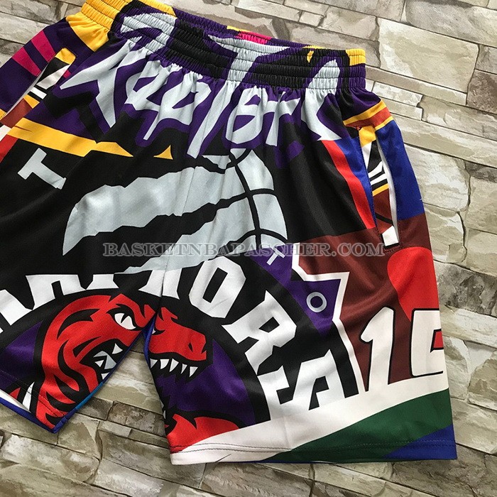 Short Tornto Raptors Rainbow Classic Noir